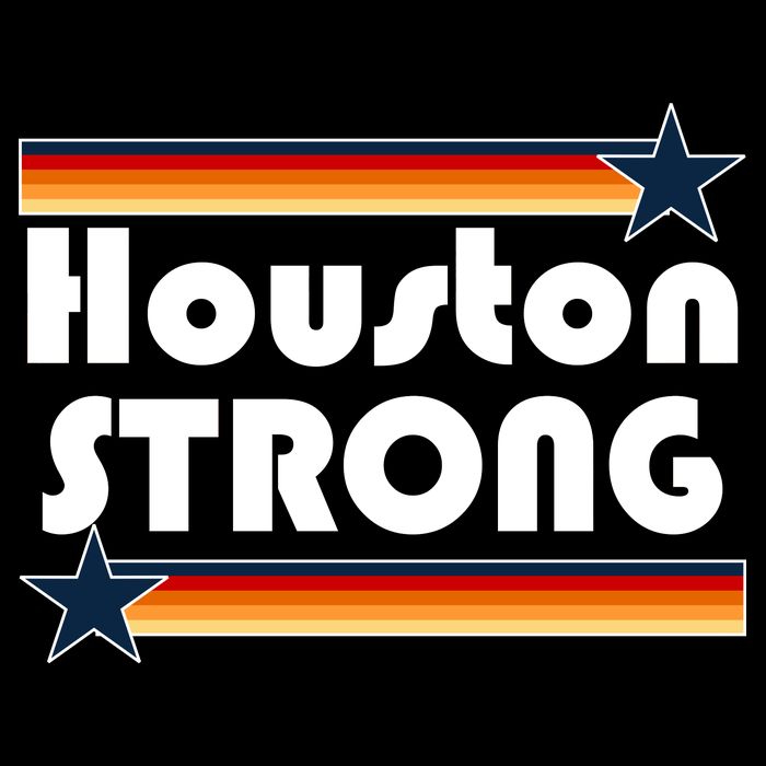 Houston Strong Baseball Star Logo Backpack