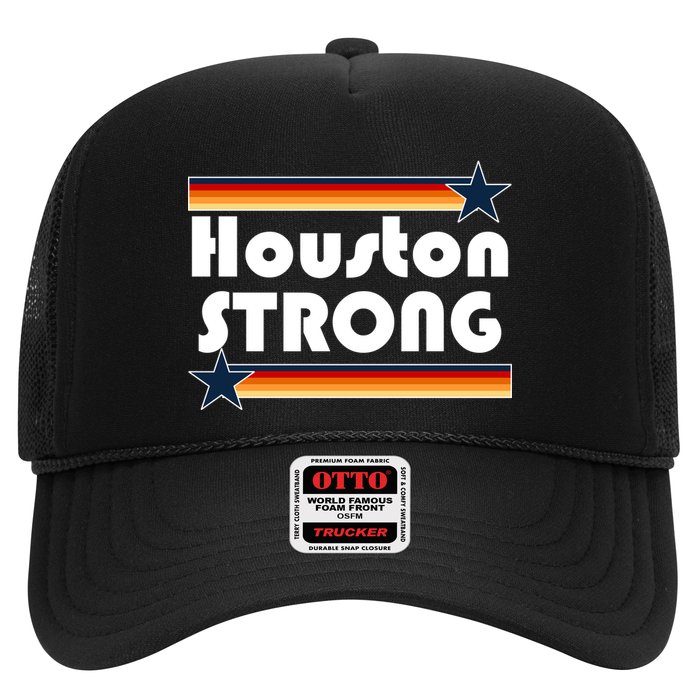 Houston Strong Baseball Star Logo Trucker Hat
