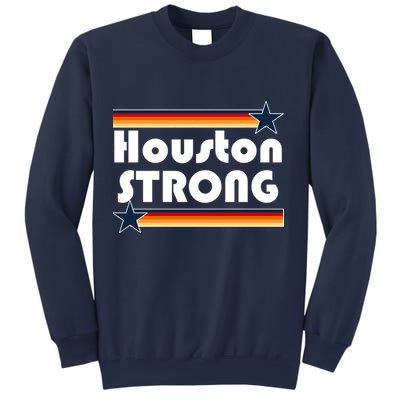 Houston Strong Baseball Star Logo Sweatshirt