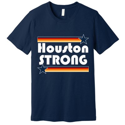 Houston Strong Baseball Star Logo Premium T-Shirt