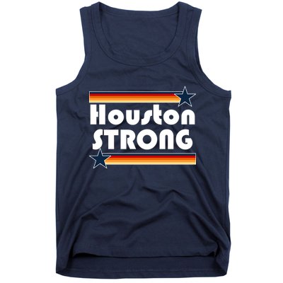 Houston Strong Baseball Star Logo Tank Top
