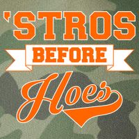 Houston 'Stros Before Hoes Baseball Script Legacy Tie Dye Trucker Hat