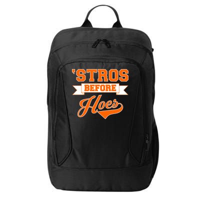 Houston 'Stros Before Hoes Baseball Script City Backpack