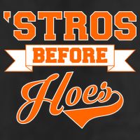 Houston 'Stros Before Hoes Baseball Script Tumbler