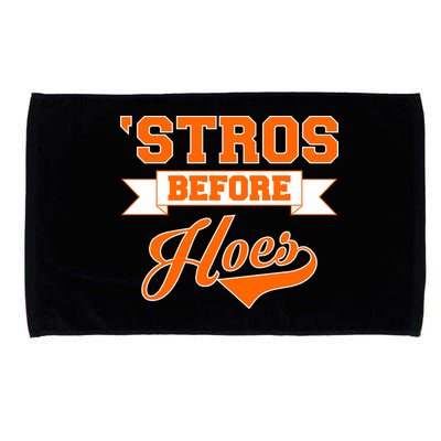 Houston 'Stros Before Hoes Baseball Script Microfiber Hand Towel