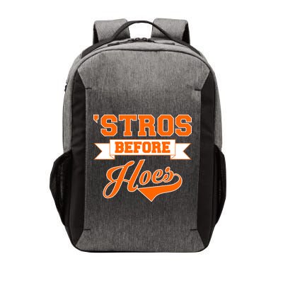 Houston 'Stros Before Hoes Baseball Script Vector Backpack