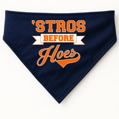 Houston 'Stros Before Hoes Baseball Script USA-Made Doggie Bandana