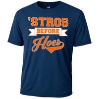 Houston 'Stros Before Hoes Baseball Script Performance Shirt