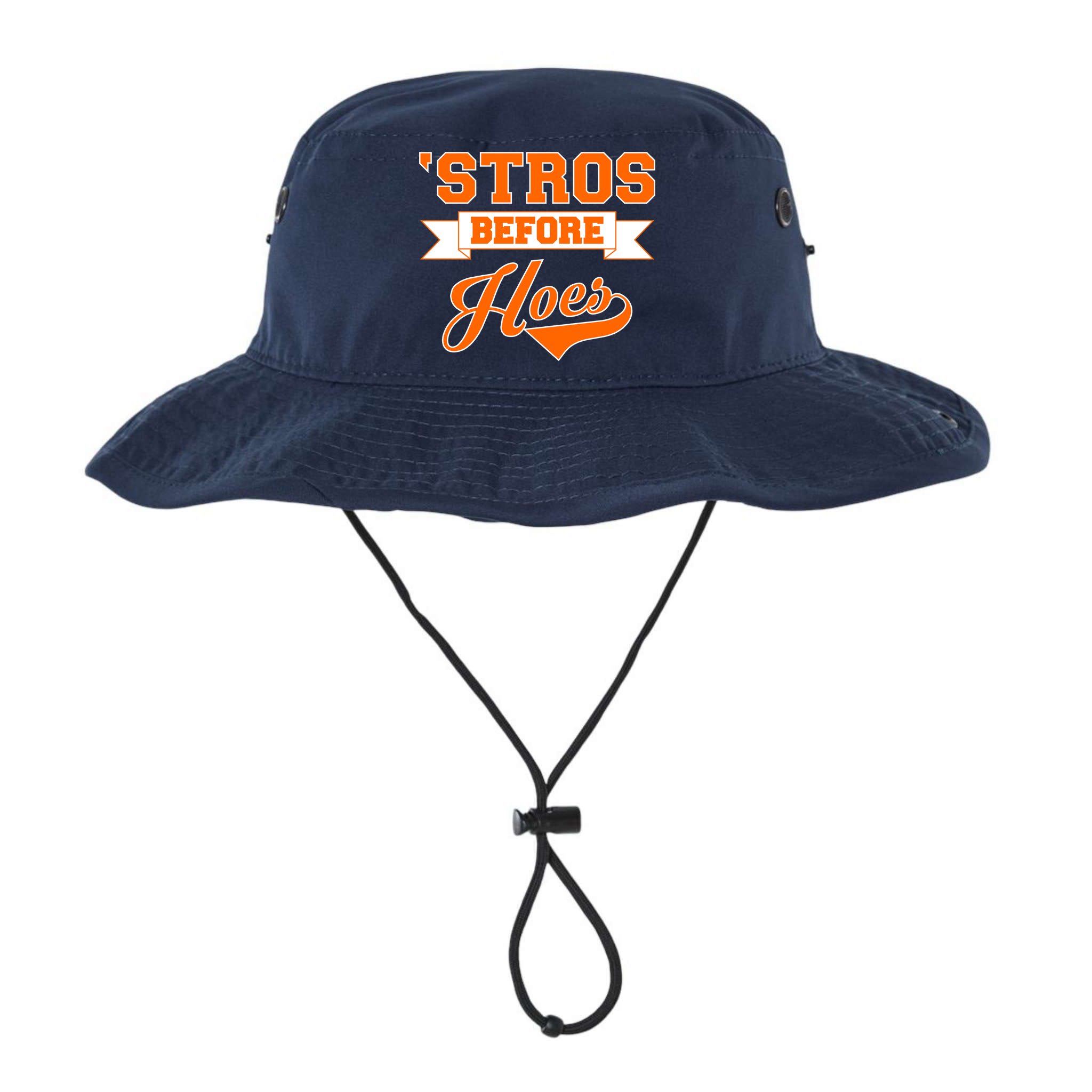 Houston 'Stros Before Hoes Baseball Script Bucket Hat