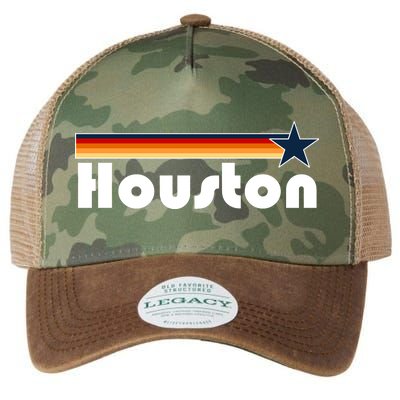 Houston Texas Baseball Colors Logo Legacy Tie Dye Trucker Hat