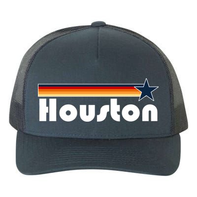 Houston Texas Baseball Colors Logo Yupoong Adult 5-Panel Trucker Hat