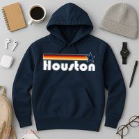 Houston Texas Baseball Colors Logo Hoodie
