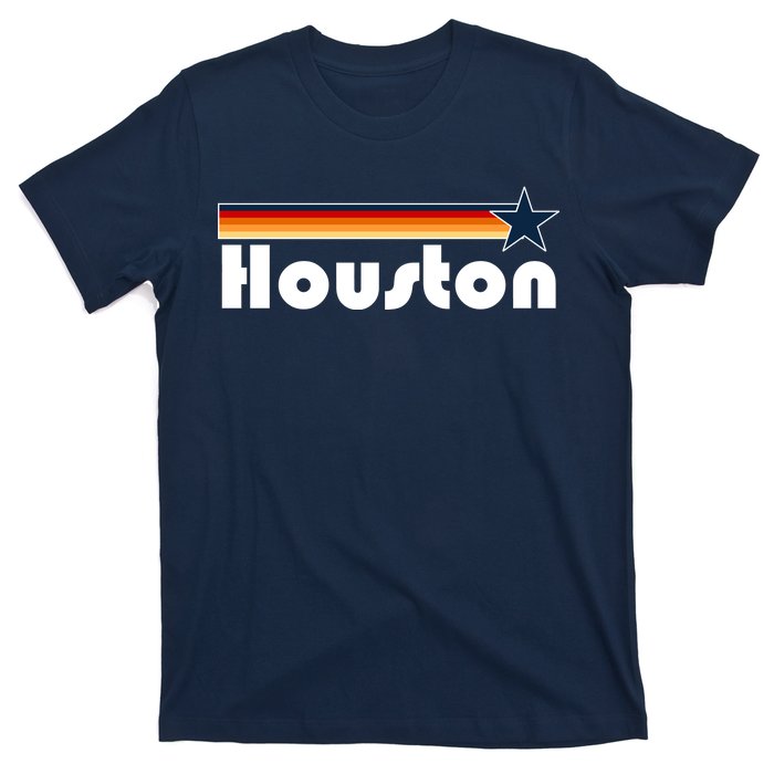 Houston Texas Baseball Colors Logo T-Shirt