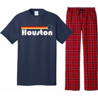 Houston Texas Baseball Colors Logo Pajama Set