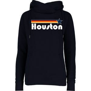 Houston Texas Baseball Colors Logo Womens Funnel Neck Pullover Hood