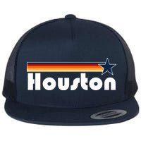 Houston Texas Baseball Colors Logo Flat Bill Trucker Hat