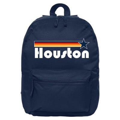 Houston Texas Baseball Colors Logo 16 in Basic Backpack