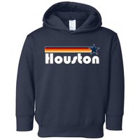 Houston Texas Baseball Colors Logo Toddler Hoodie