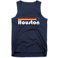 Houston Texas Baseball Colors Logo Tank Top