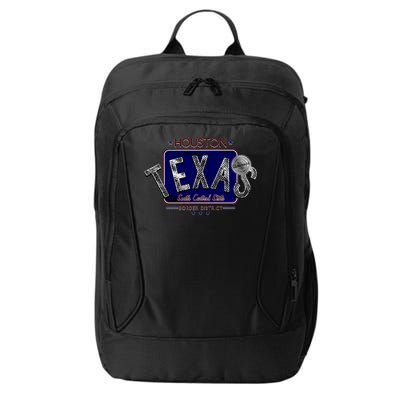 Houston Texas Land of the Free Logo City Backpack