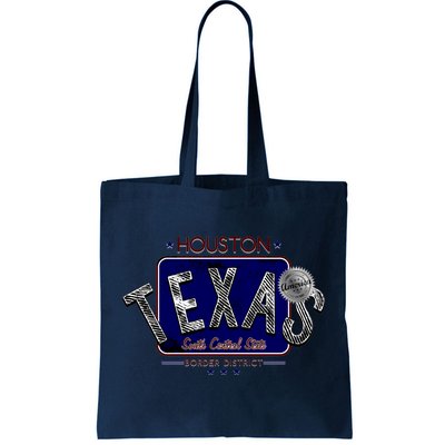 Houston Texas Land of the Free Logo Tote Bag