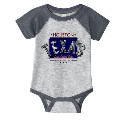 Houston Texas Land of the Free Logo Infant Baby Jersey Bodysuit