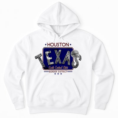 Houston Texas Land of the Free Logo Hoodie