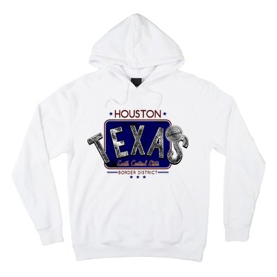 Houston Texas Land of the Free Logo Hoodie