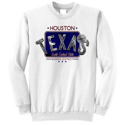 Houston Texas Land of the Free Logo Sweatshirt