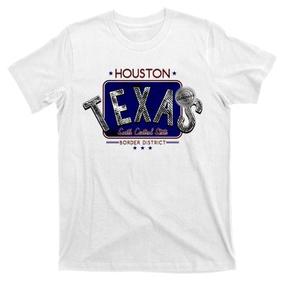 Houston Texas Land of the Free Logo T-Shirt