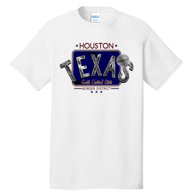 Houston Texas Land of the Free Logo Tall T-Shirt