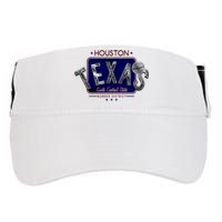 Houston Texas Land of the Free Logo Adult Drive Performance Visor