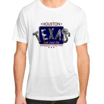 Houston Texas Land of the Free Logo Adult ChromaSoft Performance T-Shirt