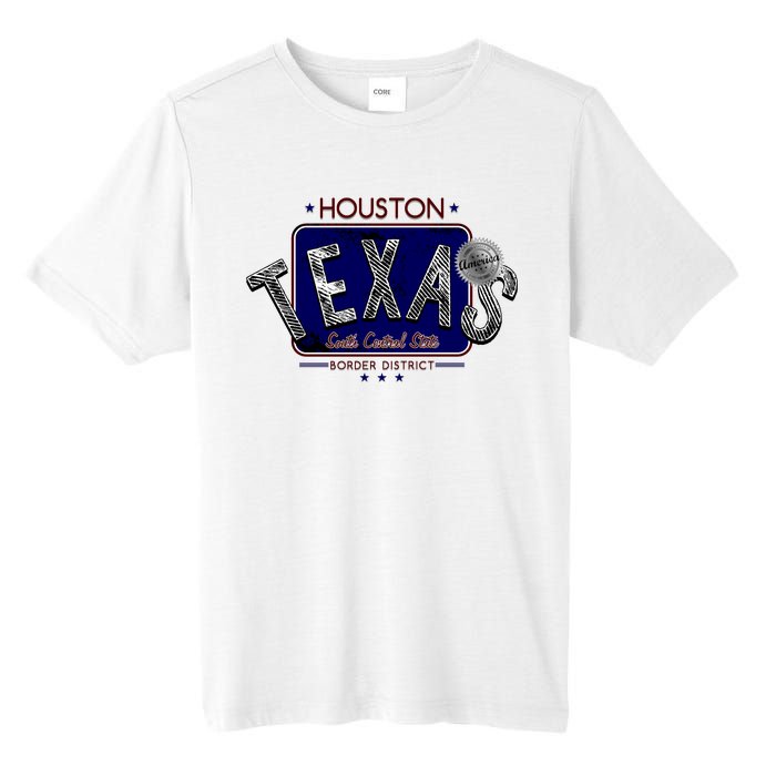 Houston Texas Land of the Free Logo Tall Fusion ChromaSoft Performance T-Shirt