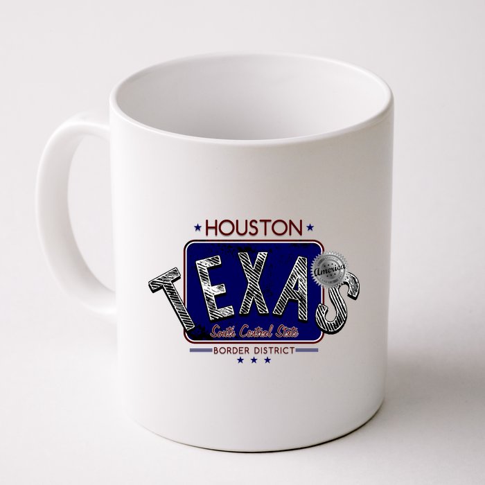 Houston Texas Land of the Free Logo Coffee Mug