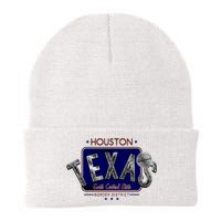 Houston Texas Land of the Free Logo Knit Cap Winter Beanie