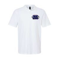 Houston Texas Land of the Free Logo Softstyle Adult Sport Polo