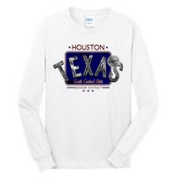 Houston Texas Land of the Free Logo Tall Long Sleeve T-Shirt