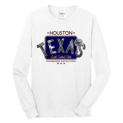 Houston Texas Land of the Free Logo Tall Long Sleeve T-Shirt