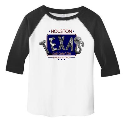 Houston Texas Land of the Free Logo Toddler Fine Jersey T-Shirt