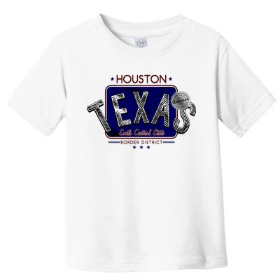 Houston Texas Land of the Free Logo Toddler T-Shirt