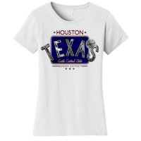 Houston Texas Land of the Free Logo Women's T-Shirt