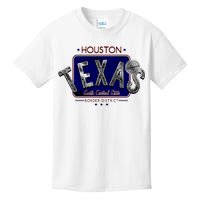 Houston Texas Land of the Free Logo Kids T-Shirt