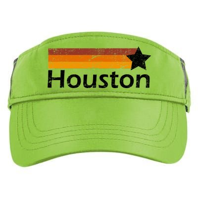 Houston Texas Vintage Star Logo Adult Drive Performance Visor