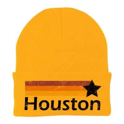 Houston Texas Vintage Star Logo Knit Cap Winter Beanie