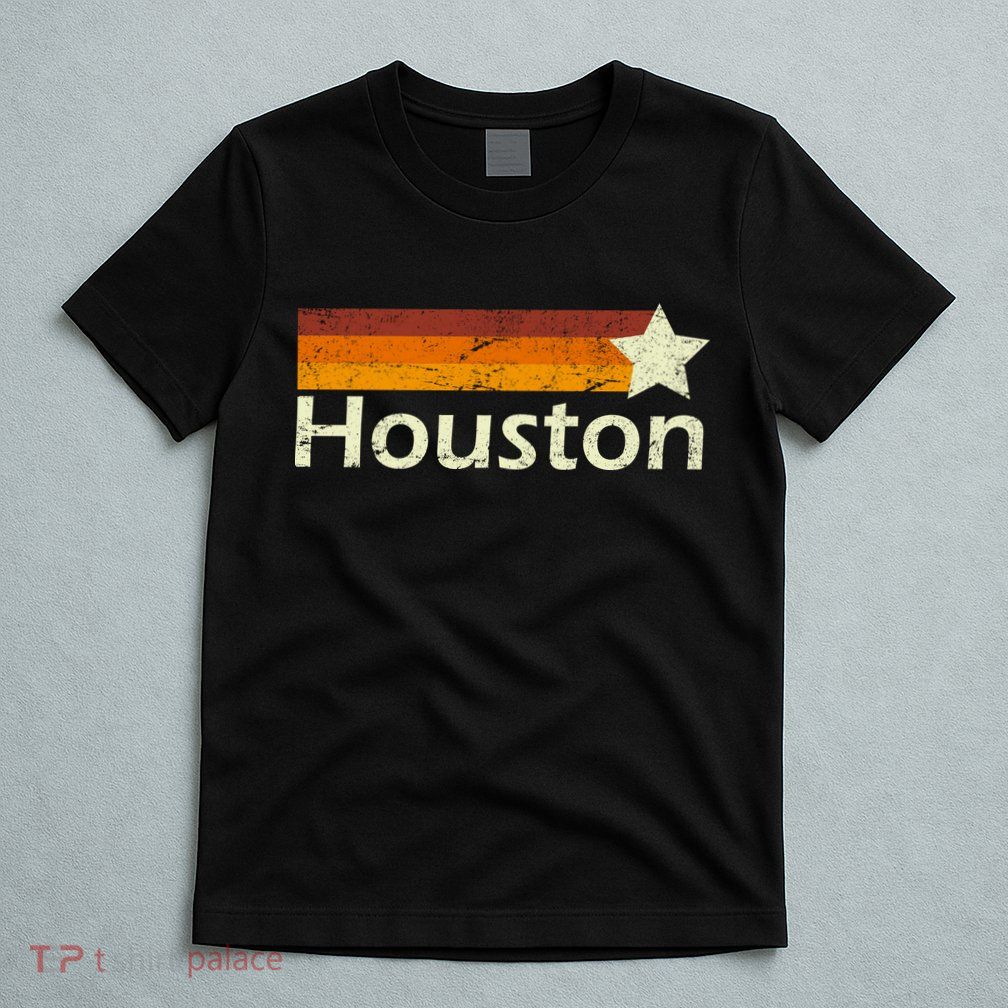 Houston Texas Vintage Star Logo T-Shirt
