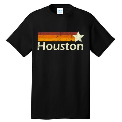 Houston Texas Vintage Star Logo Tall T-Shirt