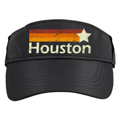 Houston Texas Vintage Star Logo Adult Drive Performance Visor