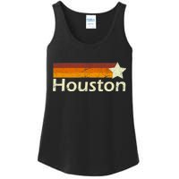 Houston Texas Vintage Star Logo Ladies Essential Tank