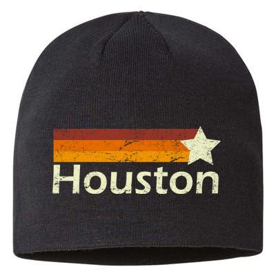 Houston Texas Vintage Star Logo Sustainable Beanie